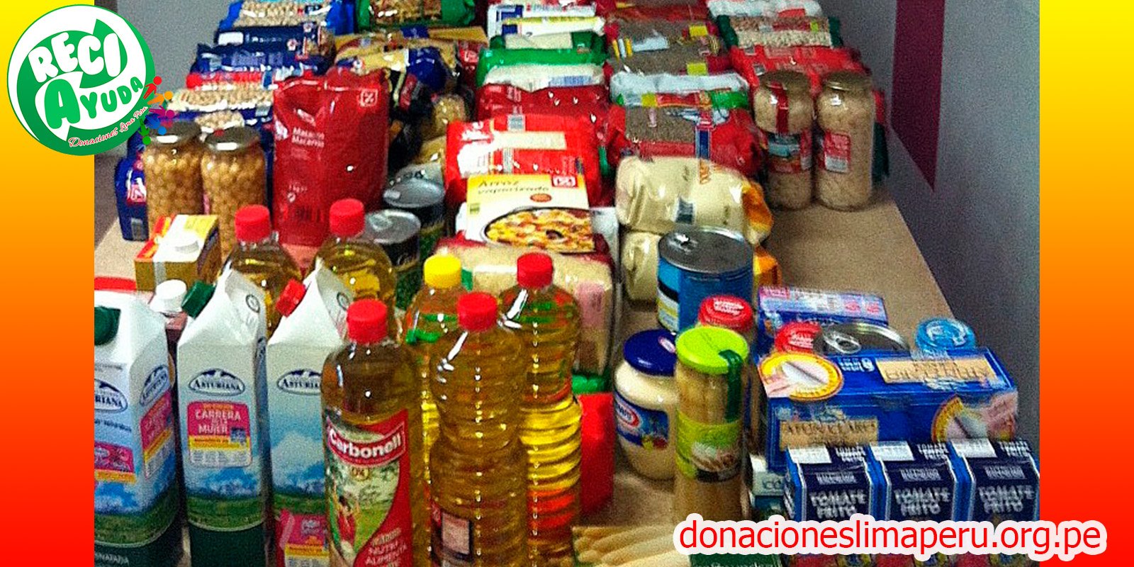 ߥ頄onar Alimentos no Perecederos en Lima y Callao [ PERU ]